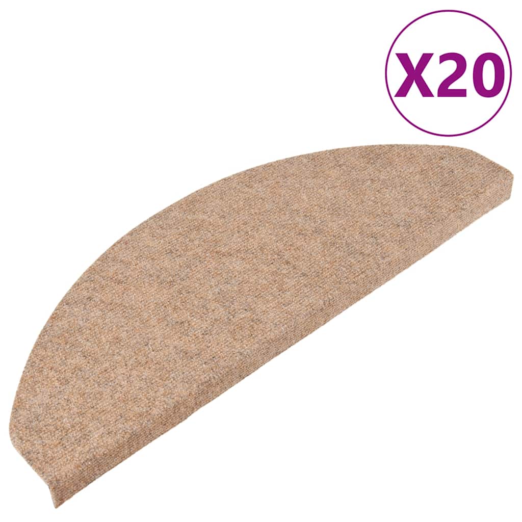 Maty Na Schody Samoprzylepne 20 Szt. Beżowe 65X22,5X3,5 Cm
