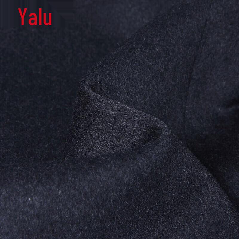 Yalu Men's Merino Wool Blend Mid-Long Winter Coat