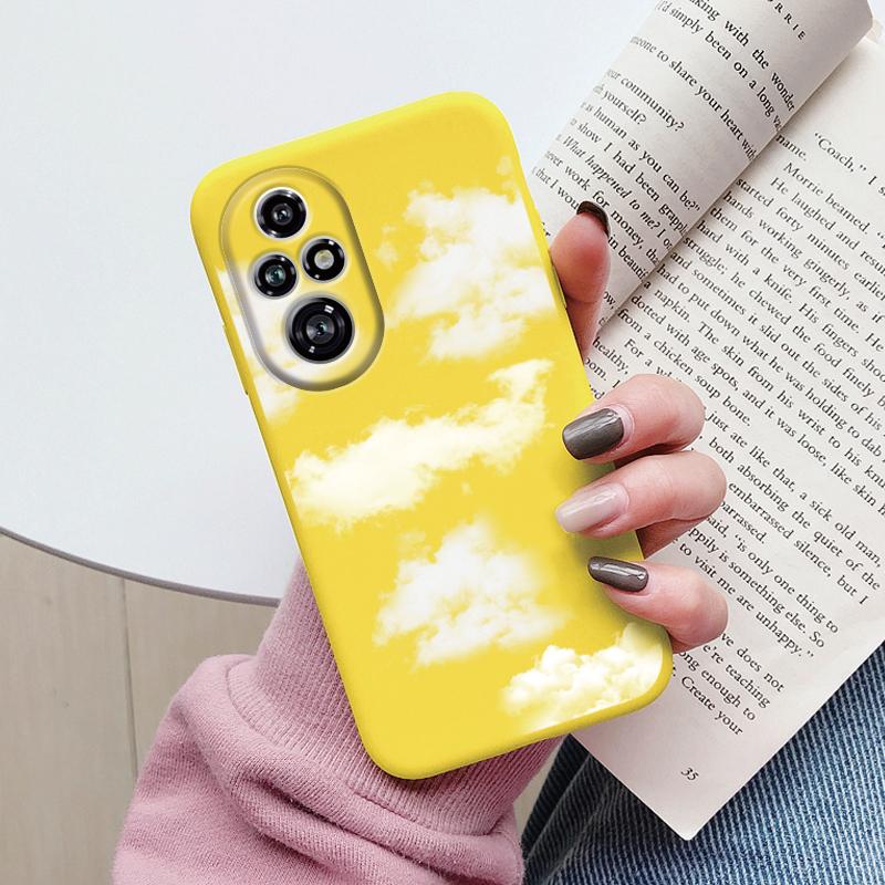 Beautiful Flowers For Honor 200 Pro Case Cute Heart Leopard Print Cover Soft Silicone Matte Protective Funda For Honor 200 Smart