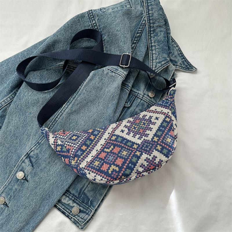 2025 весна новый ретро клетчатая сумка-пельмень маленькая квадратная сумка универсальная модная повседневная сумка через плечо с косым ремнем тренд