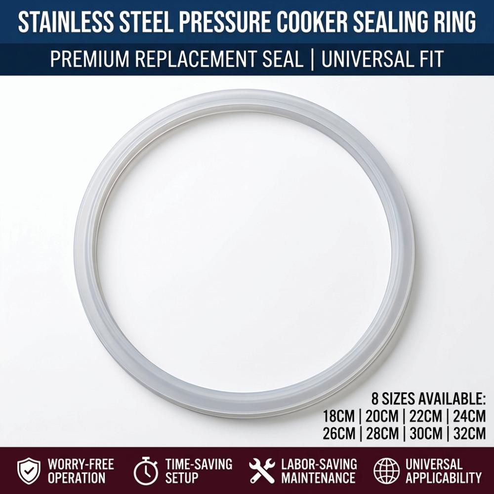 Silicone Silicone Rubber Gasket 18-32cm Replacement Part Pressure Cooker Sealing Ring  Cooker Parts