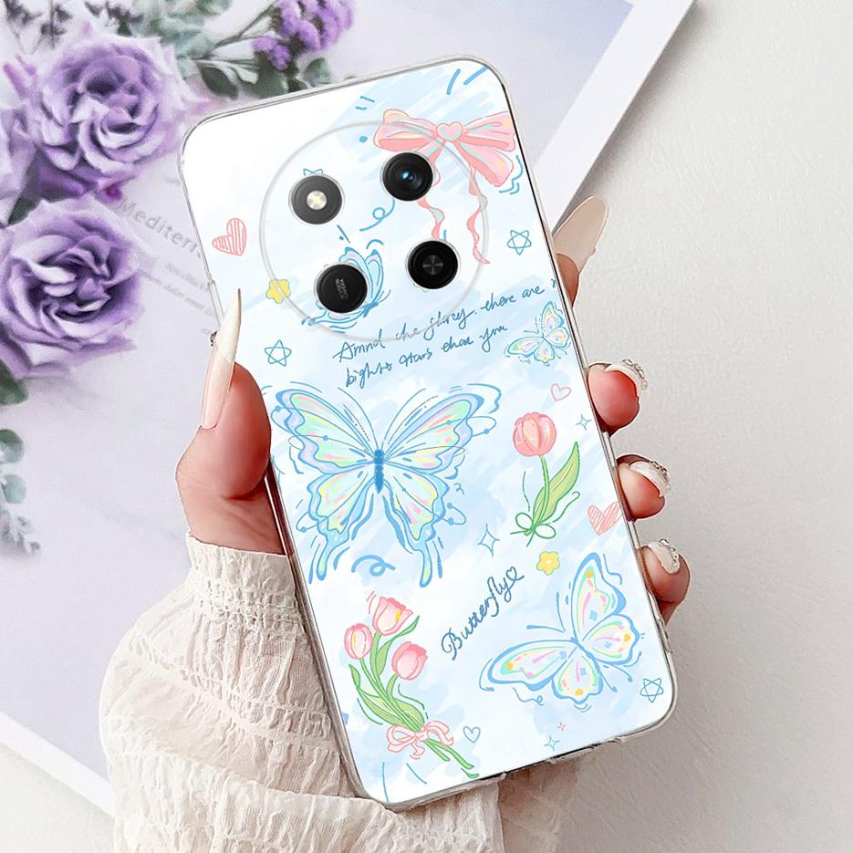 For Honor X9C Case Magic 7 Lite BRP-NX1 New Luxury Painted Cover Soft Slim Phone Case For Honor Magic7 Lite HonorX9C Smart Shell