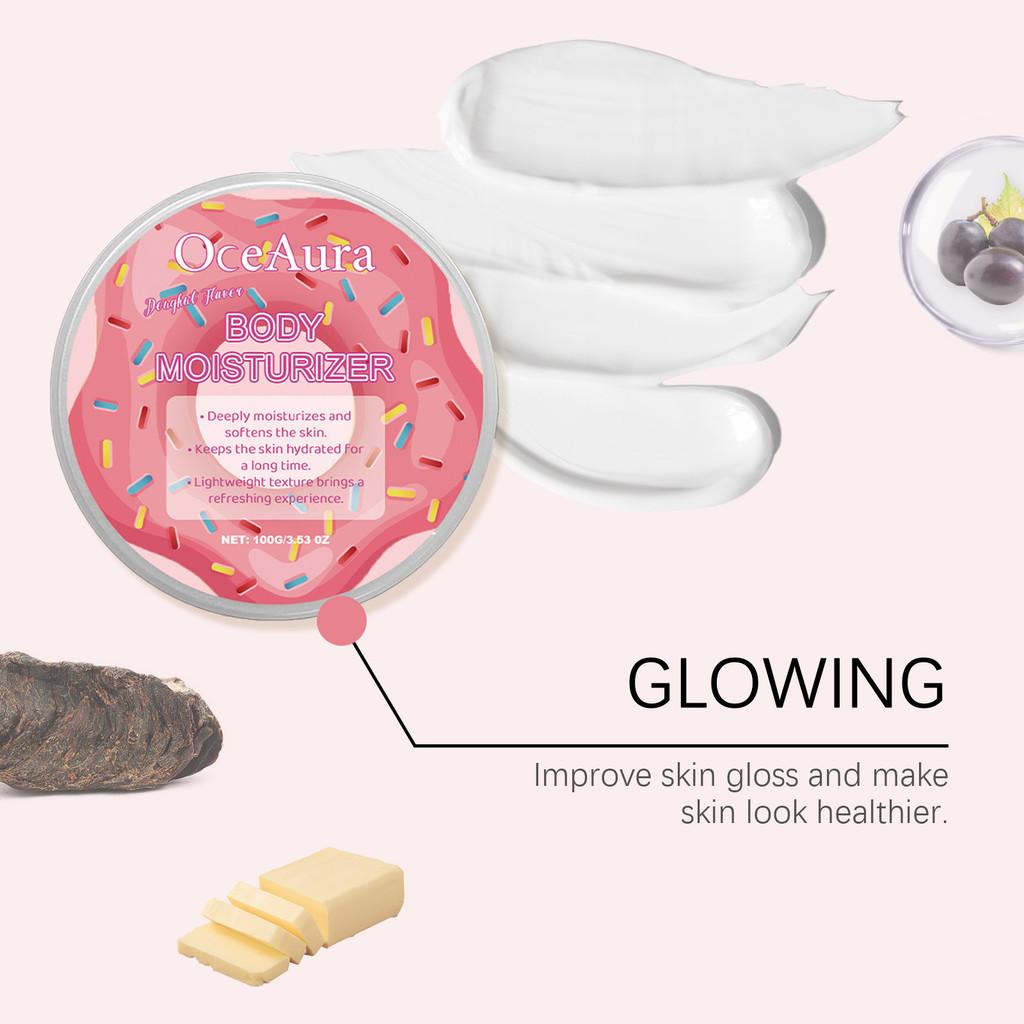 Oceaura Cream Moisturizing Series Revitalizing Hydrating Cream For Soft Glowing Skin Pineapple 100g