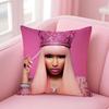 Nicki M-Minaj Singer Cushion Cover Comfortable Reversible Pillow Cover Ideal For Car Sofa Bedroom & Beyond