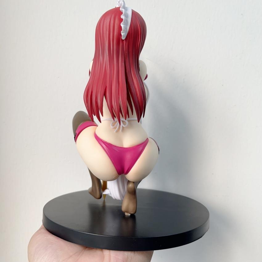 La figura más nueva de Fairy Tail Erza Scarlet versión conejita chica 18CM estatua de PVC Modelo de Anime de Acción de Juego Muñecos Coleccionables para Adultos juguetes regalos