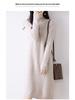 Women's High Neck Knitted Wool Dress - Slimming and Warm for Autumn/Winter