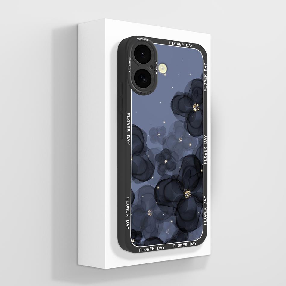 Cute Panda Case For iPhone 16 /16Plus/16Pro/16ProMax iPhone16+ Back Cover Sof Liquid Silicone Full Protection Bumper Funda Coque