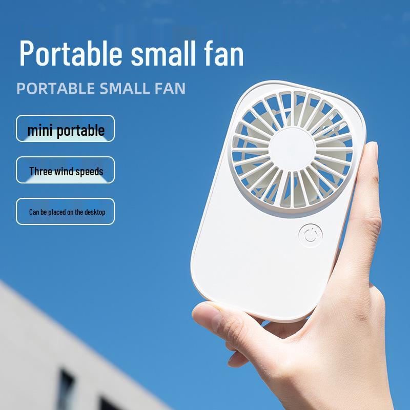 Portable Multifunctional Palm Fan: Strong Wind, Desktop & Pocket Size