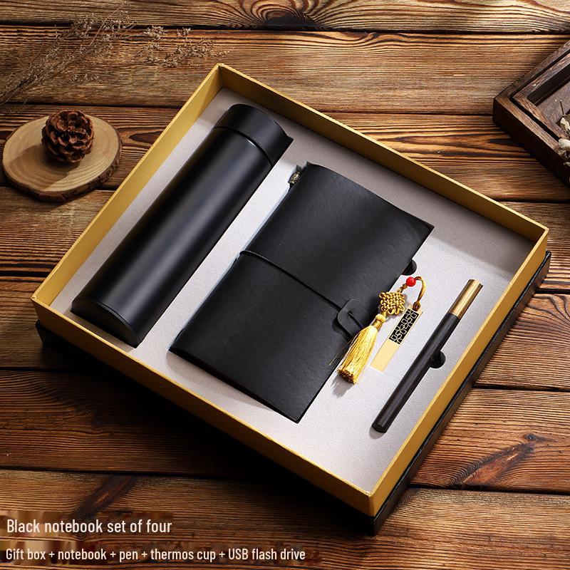Retro Travel Notebook: High-End Corporate Souvenir Gift Set