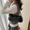 Commuter Handbag Niche Design Solid Color Underarm Bag for Women In Winter New Fashionable Korean Style Shoulder Bag