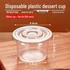 Homeglen Disposable Pudding & Dessert Cups with Lids