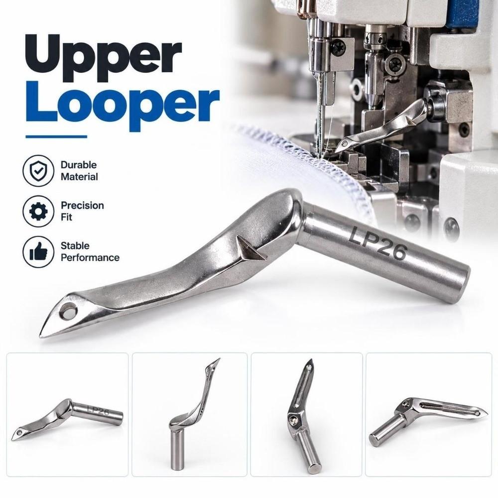 Steel Overlock Machine Looper Silver Upper Lower Looper New Sewing Machine Looper Household Sewing