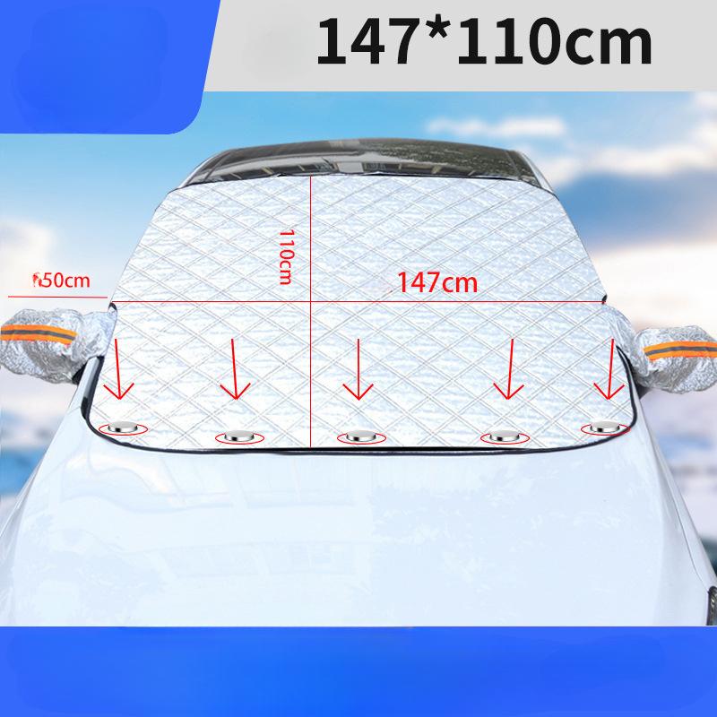 Windschutzscheibenabdeckung, Auto-Schneeabdeckung, Auto-Windschutzscheiben-Abdeckung, Schneeschutz, Eis blockiert, Frontscheibenschutz, Außen-Auto-Zubehör