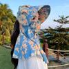 UV Protection Sunshade Shawl Cap Sun Protection Neck Protection Hat Tea Picking Hat  Riding