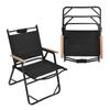 Folding Chair Portable Excellent Load Capacity Ergonomic Comfortable Chair for Camping Barbecue