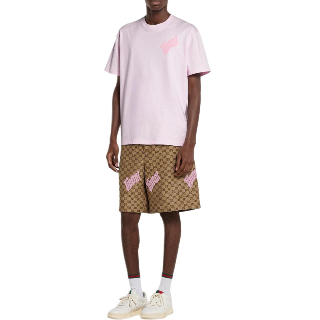 Gucci Cotton Jersey T Shirt With GUCCI Logo 796395-XJHDC-9618