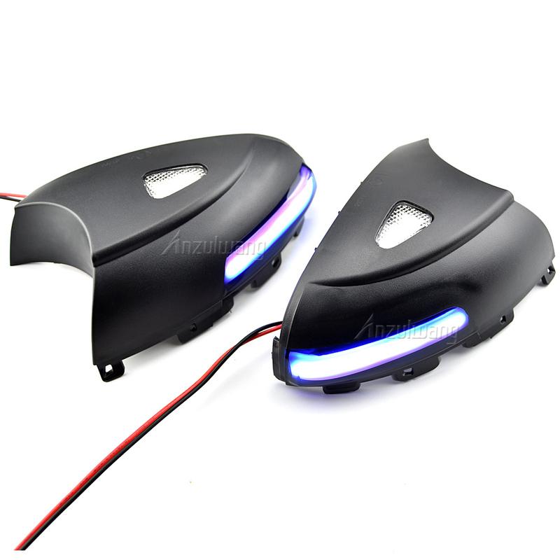 LED Mirror Turn Signal Lights Flowing Water Dynamic Blinker For VW Tiguan MK1 2008 2009 2010 2011 2012 2013 2014 2015 2016