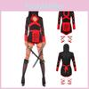 Stylish Women Ninja Cosplay Jumpsuit For Halloween Costume And Party Wear