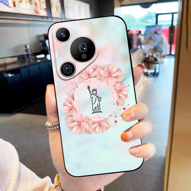 For HUAWEI Pura 70 Pro Plus Case Soft Silicone Shell Coque For HUAWEI Pura70 Pura 70 Ultra TPU Phone Case Protective Funda