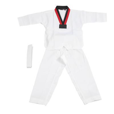 Kids Taekwondo Uniform with Belt Polyester and Cotton Breathable Soft Kids Sports Karate Uniform