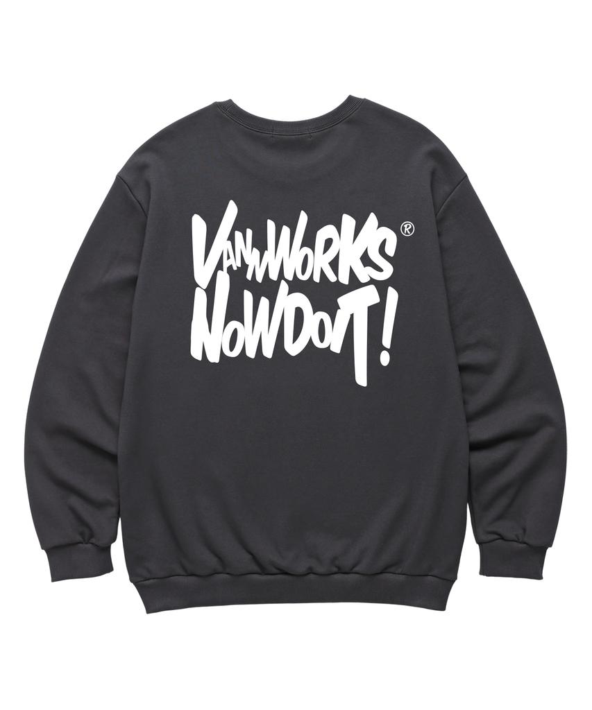 VANNWORKS Now Doit Sweatshirt (Vls0083) Charcoal (Type B)