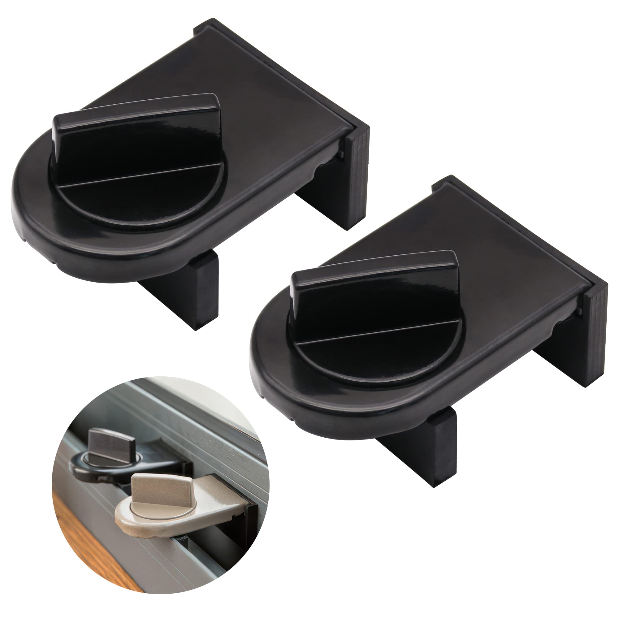 

GOKEI Оконный вспомогательный замок Оконный замок Стопор для створки окна Товары безопасности Оконный вспомогательный замок для раздвижной двери Замок безопасности для створки окна