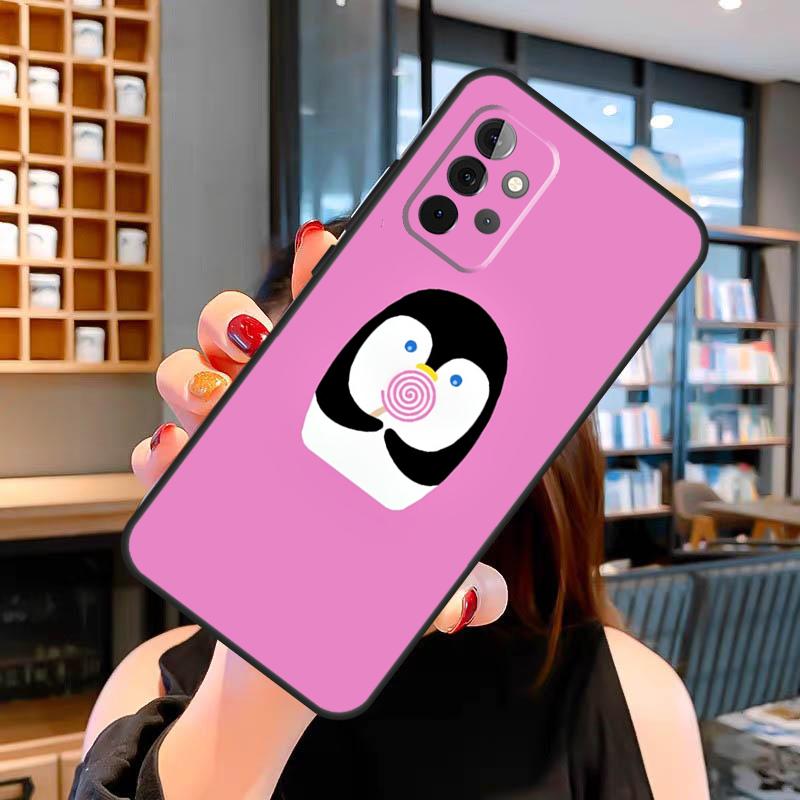 Cute Penguin Case For Samsung Galaxy A14 A34 A54 A52S A12 A22 A32 A52 A72 A13 A33 A53 A73 A31 A51 A71