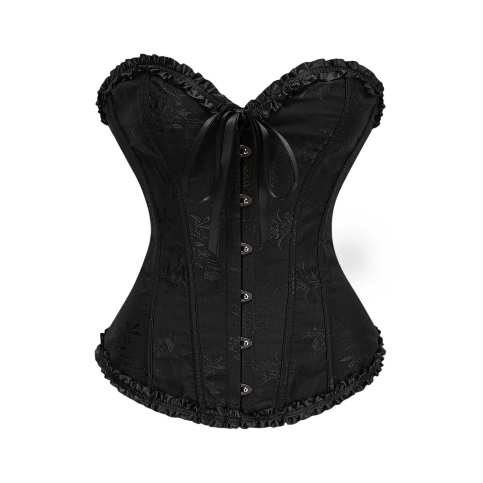 

Женское ультра-жесткое корректирующее белье Waist Trainer Body Shaper Корсет для подгрудной утяжки Tummy Slimmer Nipper XL чёрный