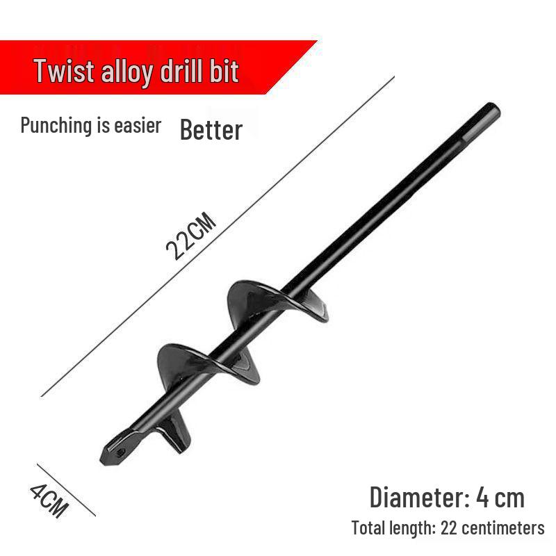 Elektrischer Bohrer für Bodenauflockerung, Pflanzen und Umpflanzen