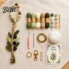 Crochet Backpack Charms Pigeon Kits Handmade Women Keychain Kit DIY Faith Angel Heart Adults Keychain
