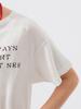 Beams Boy S/S Tee Logo Henley Neck Short Sleeve Women's OFF_WHT FREE