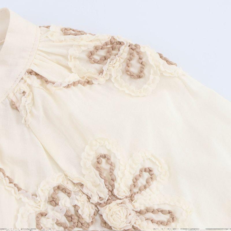 Kaslead New Women Clothes Western Style Flower Embroidery Shirts Dress 8741038 8741037