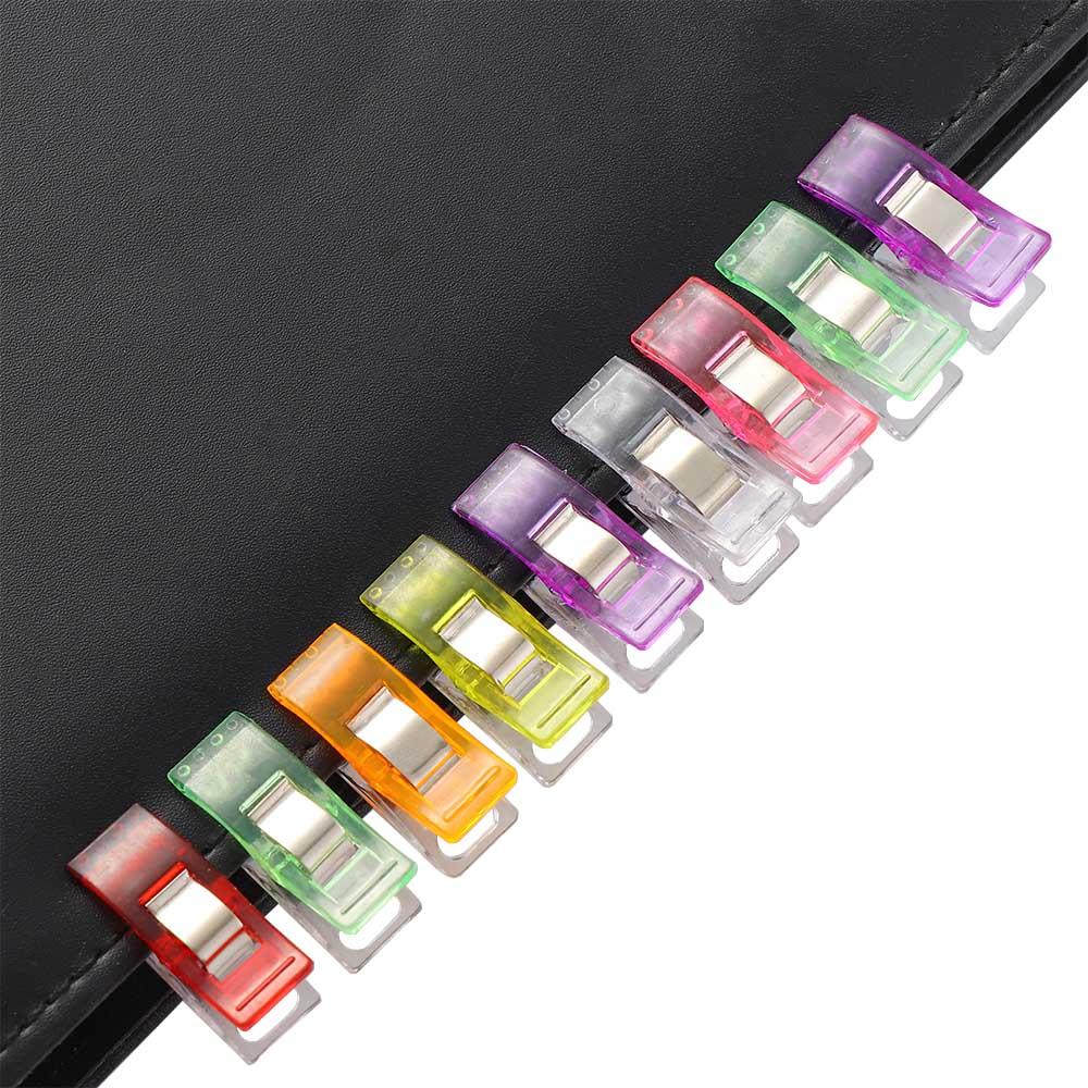 

Multicolor Crafts Fabric Hemming DIY Tape Bias Maker Plastic Clip Job Foot Case Sewing Tools