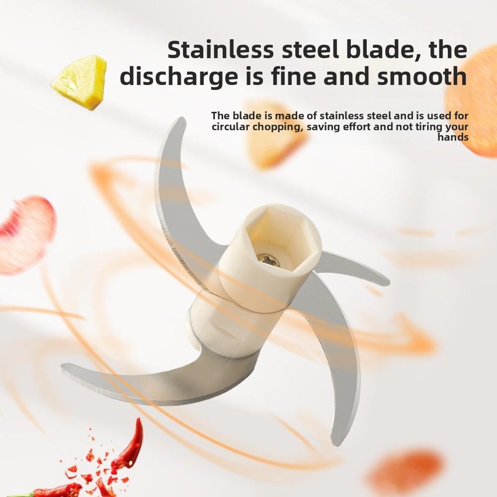 Detachable Electric Garlic Chopper Multifunctional Handheld Garlic Crusher Food Preparation