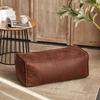 OTAUTAU Single Sofa Cover Faux Suede Leather Lazy Bean Bag Sac Pouf Chair No Filler Beanbag Corner Seat Recliner Couch SF004