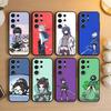 Cute Trendy Wuxia Phone Case For Samsung S26,S25,S24,S23,S22,S21,S20,Ultra,Plus,FE Black Soft Cover