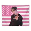 1pc Music Album Poster BBangChan Tapestry Flag Suitable for Living Room Bedroom Wall Hanging As a Pink Gift for Friends