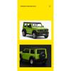 1/32 Scale Suzuki Jimny SUV Assembled Modified Toy Car Model Diecast Alloy Miniature Free Wheels Collection Gift for Boys Children