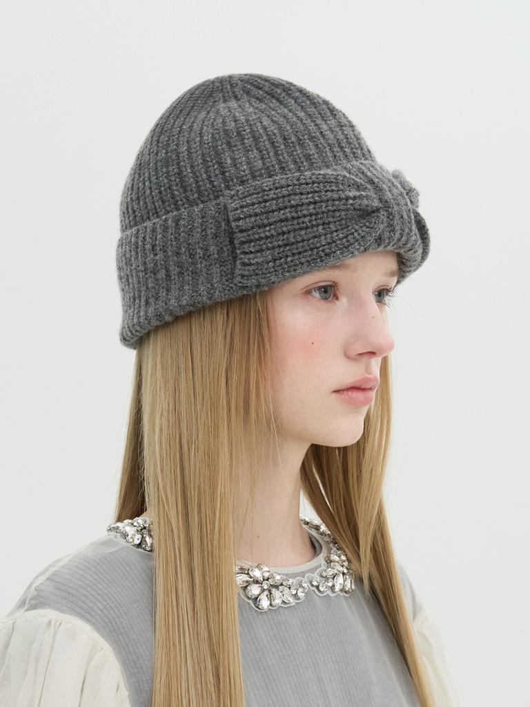 Beulaunhaes Rosette Beanie - Grey