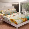 Autumn Harvest Pumpkin Pattern Sheet Four-piece Bedding Set Bedding Set Bedroom Dormitory Bedding Decoration