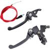 KAKO Clutch Brake Handle Levers for 22mm 7/8 Inch Handlebar, Fit for 110cc 125cc 140cc TTR SSR Xmotos Apollo 125 Pit Dirt Bike CRF50 CRF70 Motor Bike