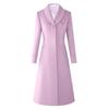 Teluoman Dames Elegante Roze Wolmix Uniformjas