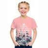 Girls' T-shirt 2025 New Leisure High Quality Letter Pattern Children's Short Sleeved T-shirts Kids