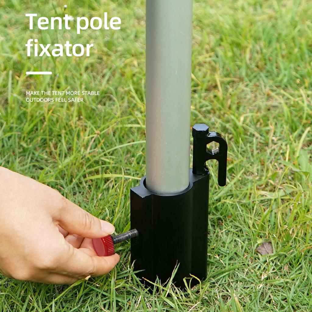 Canopy Tent Rod Holder Aluminum Alloy   Ground Pole Holder for Outdoor Camping Fishing