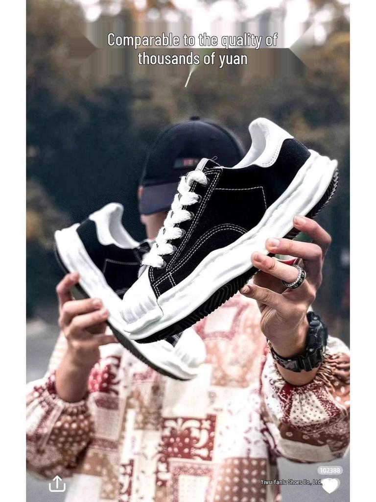 Mihara Yasuhiro Trendy japonské plátěné skate boty pro muže