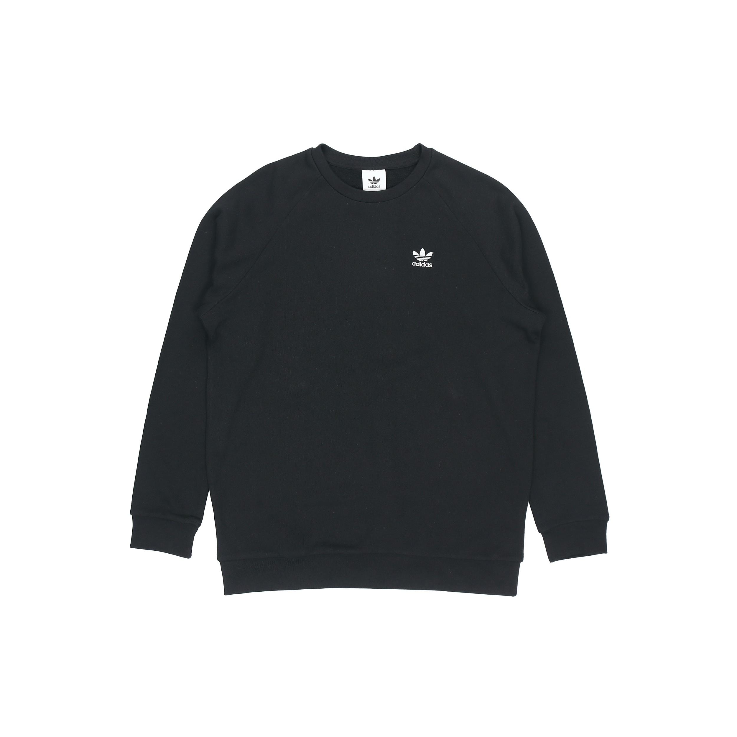 adidas originals Crew Basic Round Neck Pullover Black Men s DV1600 S