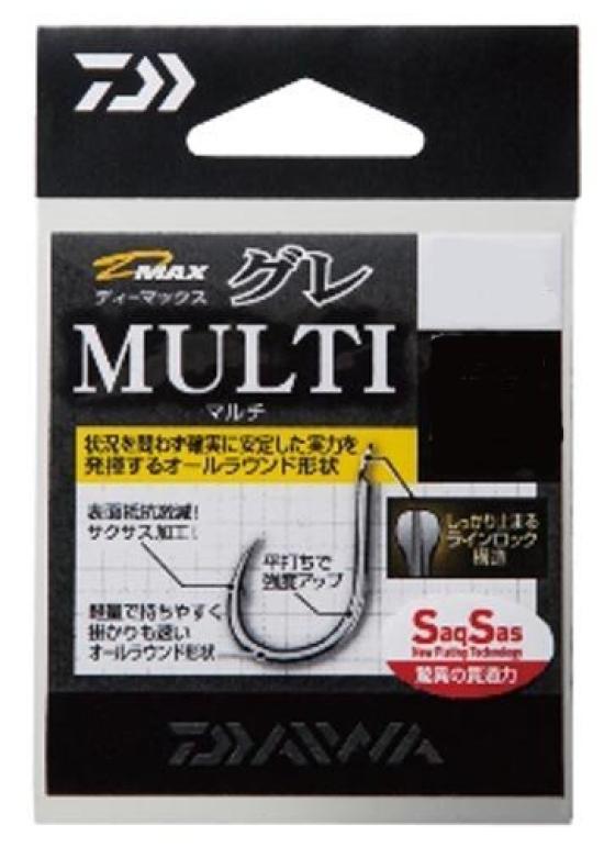 

Daiwa Gray Fishing Hook No. 5.5 Multi D-MAX