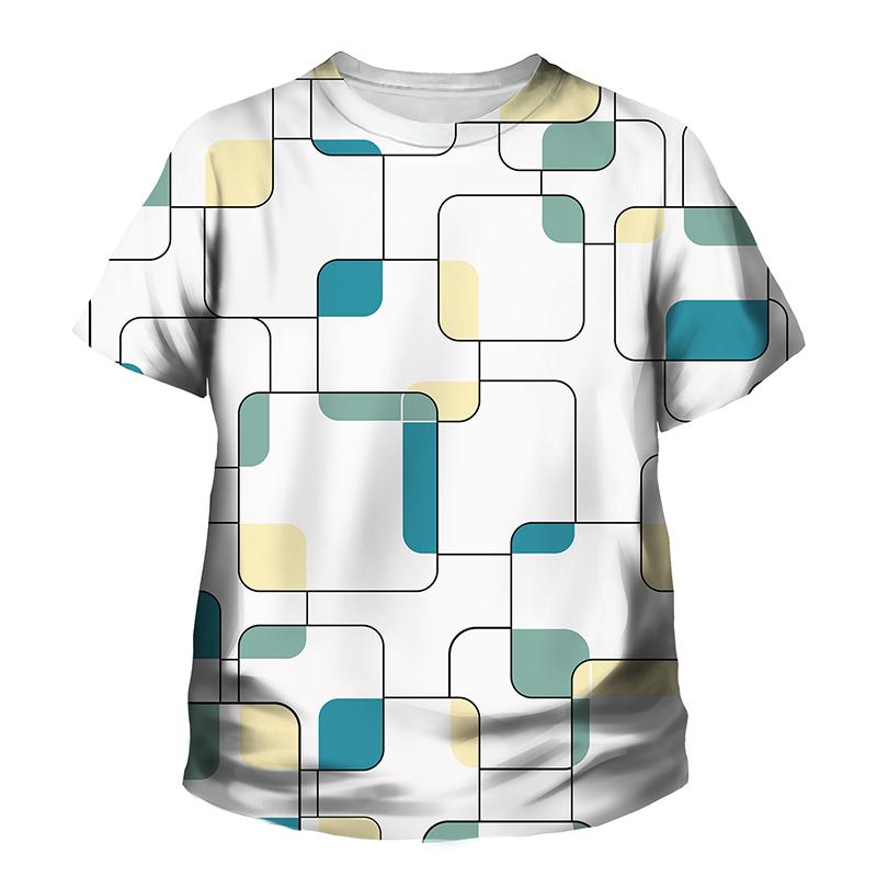 diamond pattern t shirt