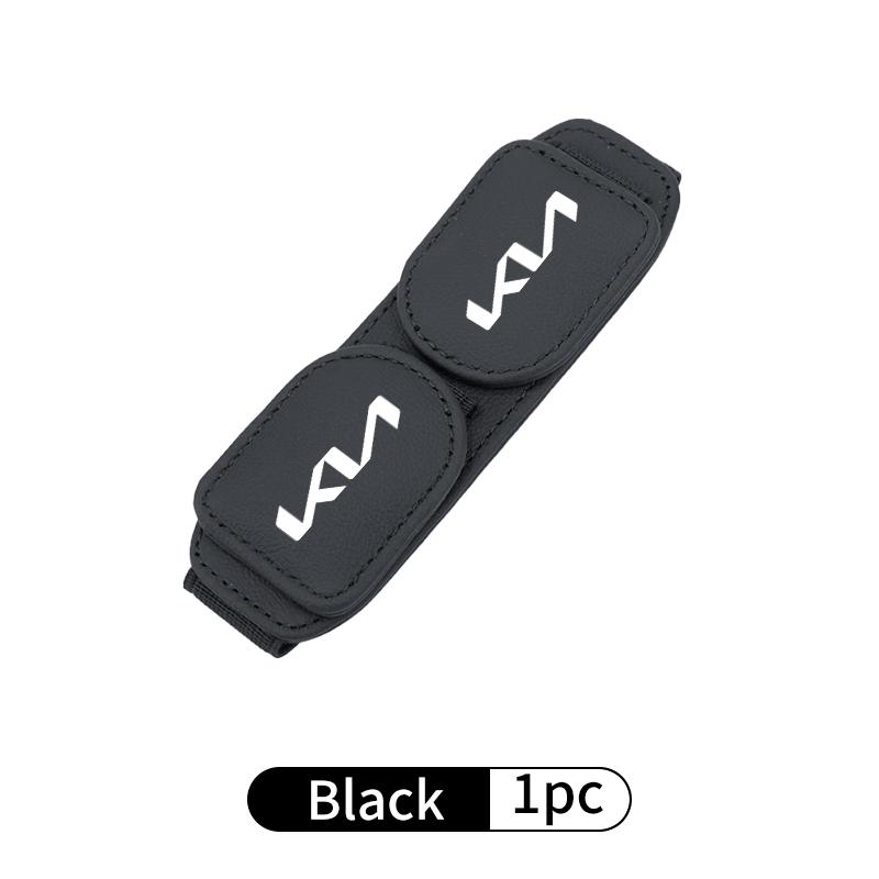 For KIA Car Sun Visor Eyeglass Holder Card Clip Storage Accessories K5 K2 Optima Soul Spectra Niro Cadenza Sephia Carens