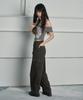 SWAYGLOW Solid Cargo Pants Dark Gray
